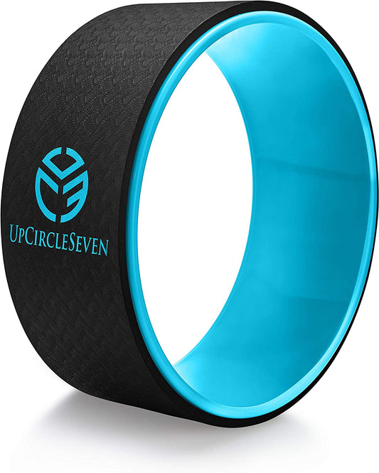 Back Roller & Yoga Wheel - Relieve Lower & Upper Back Pain & Stiffness - Therapeutically Stretch, Mobilize & Decompress Your Spine - Increase Mobility, Flexibility & Alignment